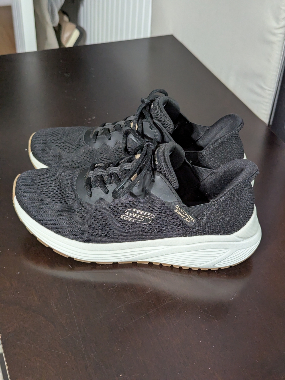 Skechers Men’s Black Slip-On Athletic Sneakers